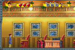 The Polar Express (Game Boy Advance) screenshot: First level