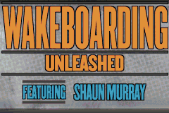 Wakeboarding Unleashed featuring Shaun Murray (Game Boy Advance) screenshot: Title screen