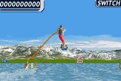 Screenshot of Wakeboarding Unleashed featuring Shaun Murray (Game Boy ...