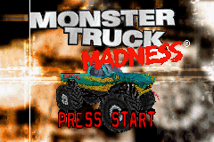 Monster Truck Madness (Game Boy Advance) screenshot: Title screen