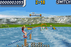 Screenshot of Wakeboarding Unleashed featuring Shaun Murray (Game Boy ...