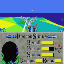 DragonStrike (Sharp X68000) screenshot: First mission