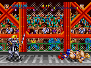 World Heroes (Genesis) screenshot: Beat him