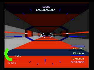 Starblade (PlayStation) screenshot: Launching.