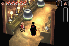 Harry Potter and the Chamber of Secrets (Game Boy Advance) screenshot: At the bank