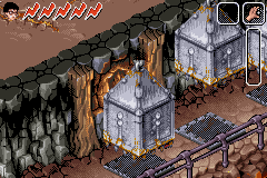 Harry Potter and the Chamber of Secrets (Game Boy Advance) screenshot: Things that stomp