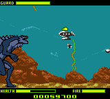 Godzilla: The Series - Monster Wars (Game Boy Color) screenshot: ...Pacific where the Tachyon Signals are strongest...