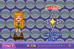 Bratz (Game Boy Advance) screenshot: Freestyle part of the song