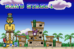 Woody Woodpecker in Crazy Castle 5 (Game Boy Advance) screenshot: Introductory screen for stage one