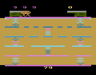 Pac-Kong (Atari 2600) screenshot: I win!