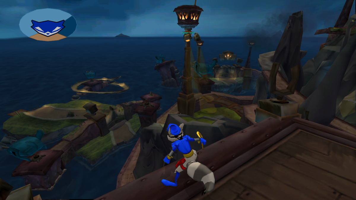 Sly 3: Honor Among Thieves (PlayStation 3) screenshot: Looking at the island in the prologue
