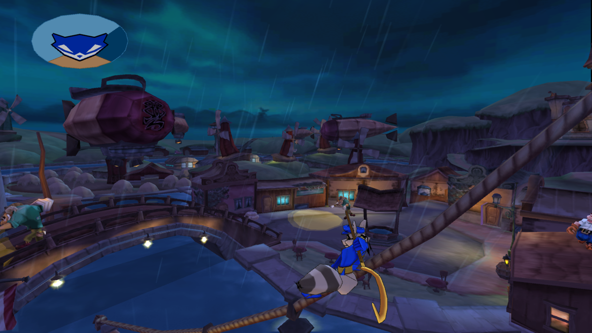 Sly 3: Honor Among Thieves (PlayStation 3) screenshot: A town in Holland