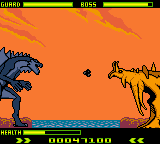 Godzilla: The Series (Game Boy Color) screenshot: The Predator!