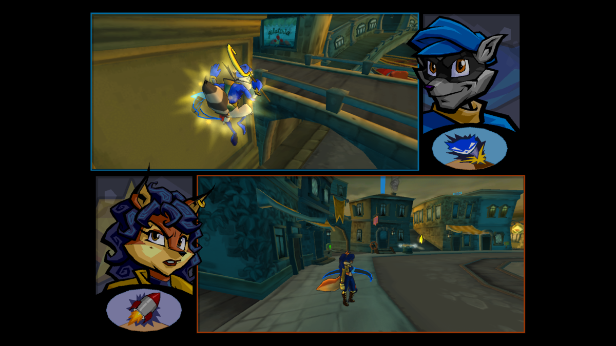 Sly 3: Honor Among Thieves (PlayStation 3) screenshot: One of four 2-player games: cops and robbers