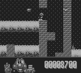 James Pond 2: Codename: RoboCod (Game Boy) screenshot: Avoid the bullets.