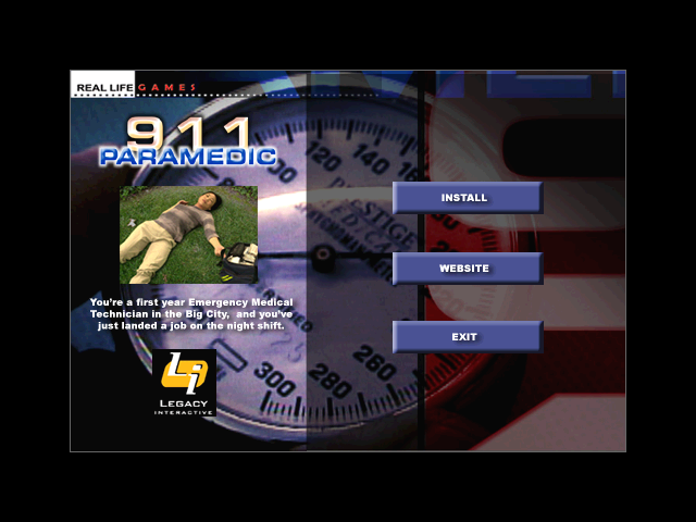 911 Paramedic (Windows) screenshot: Installation window