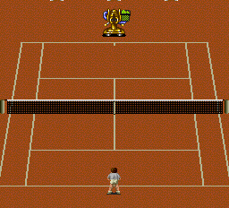 Final Match Tennis (TurboGrafx-16) screenshot: Against the machine