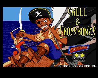 Skull & Crossbones (Amiga) screenshot: Title screen