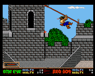 Screenshot of Skull & Crossbones (Amiga, 1989) - MobyGames