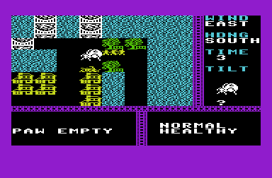 Crush, Crumble and Chomp! (VIC-20) screenshot: It's a giant spider invasion!