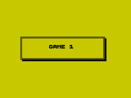 Pub Games (ZX Spectrum) screenshot: Dominoes : The game begins