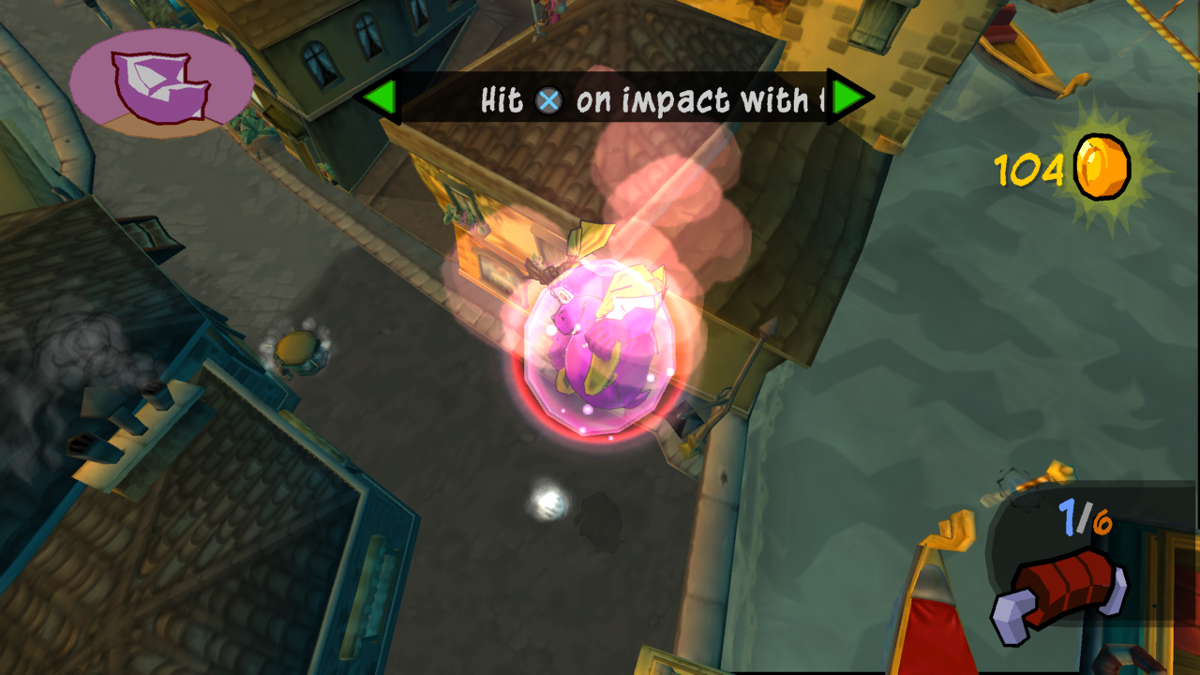 Sly 3: Honor Among Thieves (PlayStation 3) screenshot: Murray's ball form