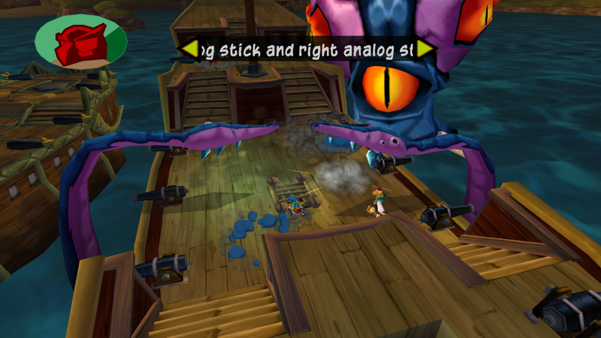 Sly 3: Honor Among Thieves (PlayStation 3) screenshot: Kraken
