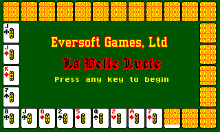 La Belle Lucie (TRS-80 CoCo) screenshot: Title screen