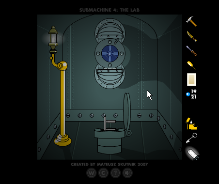 Submachine 4: The Lab (Browser) screenshot: The ship is a new place too, but there will be more of various ships in further games from the series.