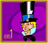 The Adventures of Batman & Robin (Game Gear) screenshot: In Level 1 we go against the Mad Hatter