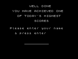 Kong (ZX Spectrum) screenshot: Even an appalling score can be the highest of the day