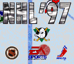 NHL 97 (SNES) screenshot: Title