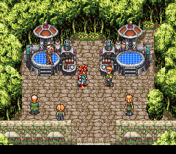 Chrono Trigger (SNES) screenshot: Lucca's newest invention