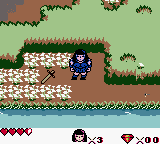 Xena: Warrior Princess (Game Boy Color) screenshot: The princess found the sword