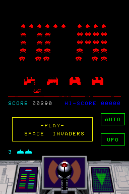 Space Invaders Revolution (Nintendo DS) screenshot: ...ouch.