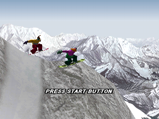Snowboarding (PlayStation) screenshot: Demo.