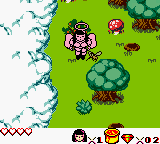 Xena: Warrior Princess (Game Boy Color) screenshot: No more hearts.