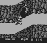 Battletoads (Game Boy) screenshot: Guess what this arm will do if we get too close.