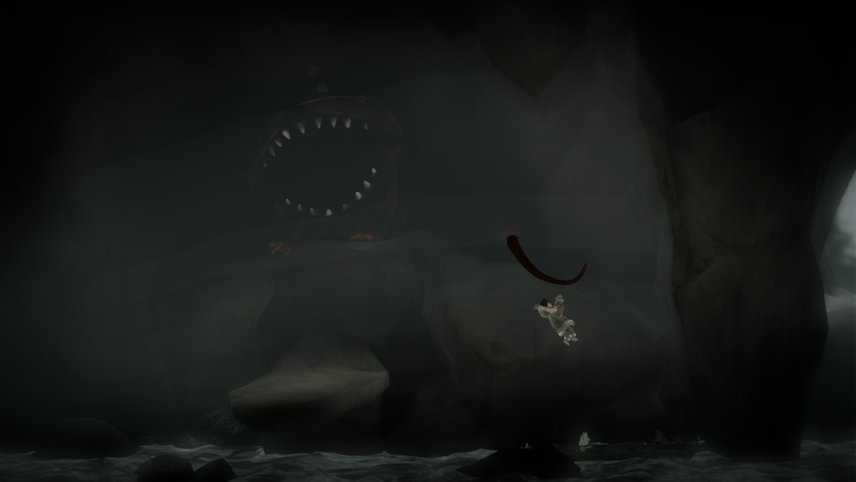 Never Alone: Foxtales (Windows) screenshot: A daring jump