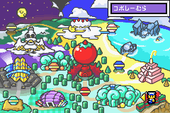 Tomato Adventure (Game Boy Advance) screenshot: World map