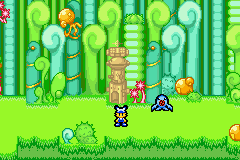 Tomato Adventure (Game Boy Advance) screenshot: In the forest