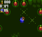 Sonic the Hedgehog: Triple Trouble (Game Gear) screenshot: Level three