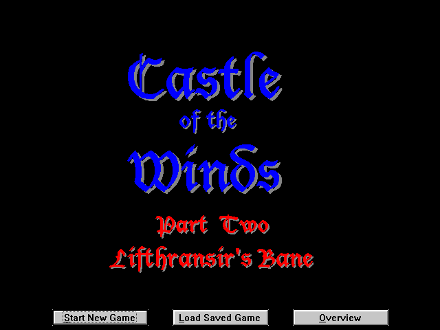 Castle of the Winds II: Lifthransir's Bane (Windows 3.x) screenshot: Title Screen