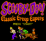 Scooby-Doo!: Classic Creep Capers (Game Boy Color) screenshot: Title Screen