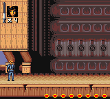 Super Star Wars: Return of the Jedi (Game Gear) screenshot: At the gate to Jabba's palace