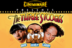 The Three Stooges (Game Boy Advance) screenshot: Title screen