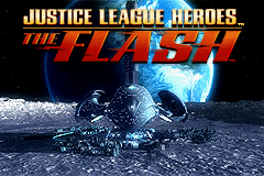Justice League Heroes: The Flash (Game Boy Advance) screenshot: Title screen