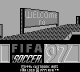 FIFA Soccer 97 (Game Boy) screenshot: Title Screen