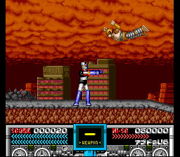 Mazinger Z (SNES) screenshot: Senton bomb vs Rocket Punch