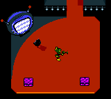 Looney Tunes: Marvin Strikes Back! (Game Boy Color) screenshot: Playing as Marvin Martian